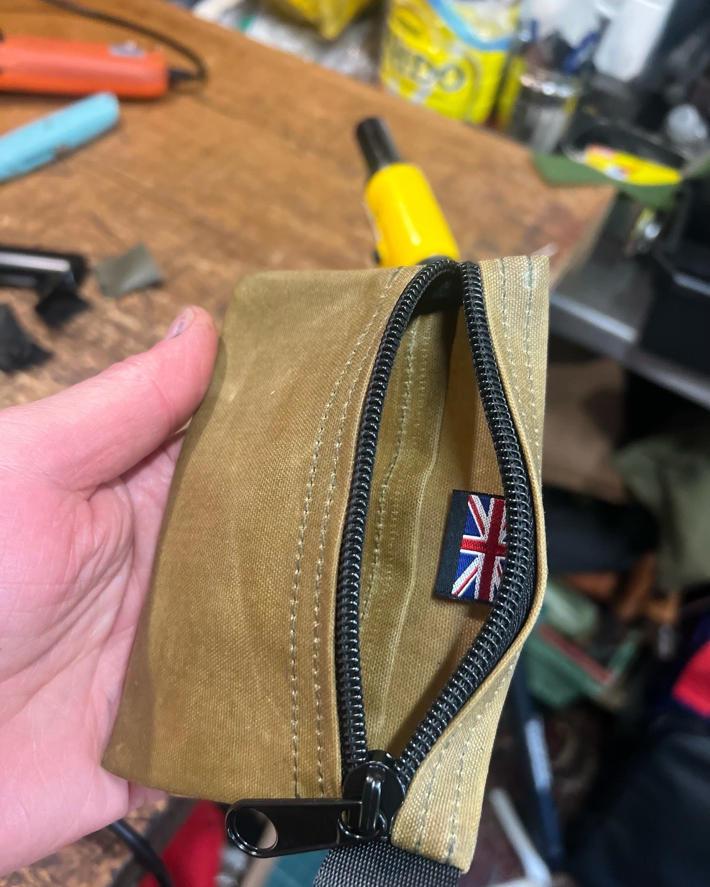 Pocket Wallet In Canvas