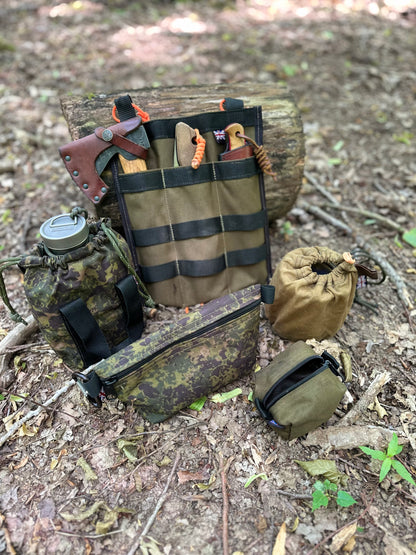 Tool Shoulder Bag for storing and carrying the essentials for Bushcaft