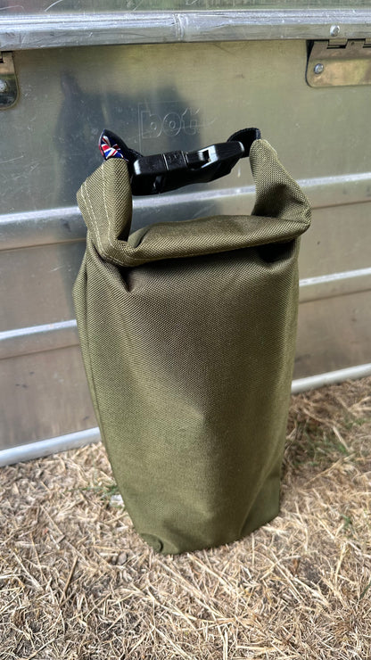 Lantern Roll Top Bag with Buckle Close,