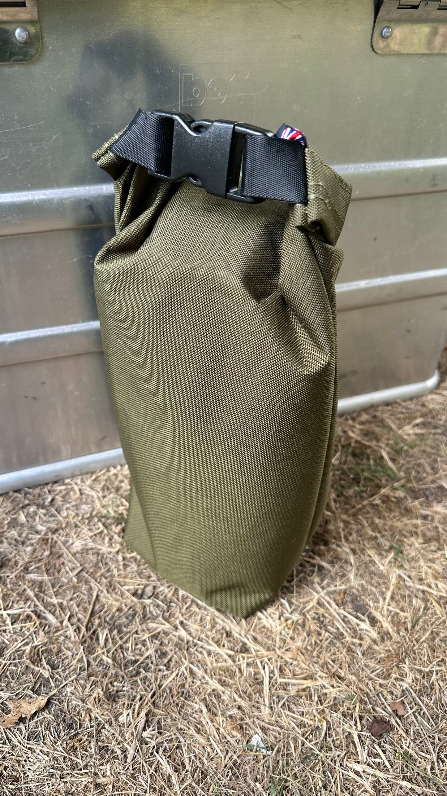 Lantern Roll Top Bag with Buckle Close,