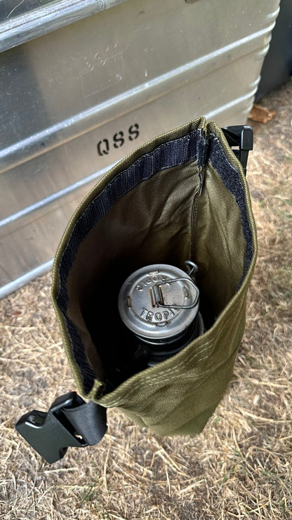 Lantern Roll Top Bag with Buckle Close,