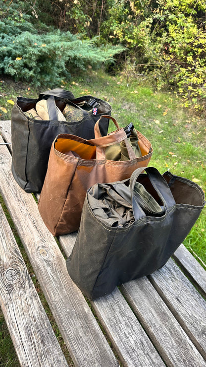 Waxed Canvas Bag For Life