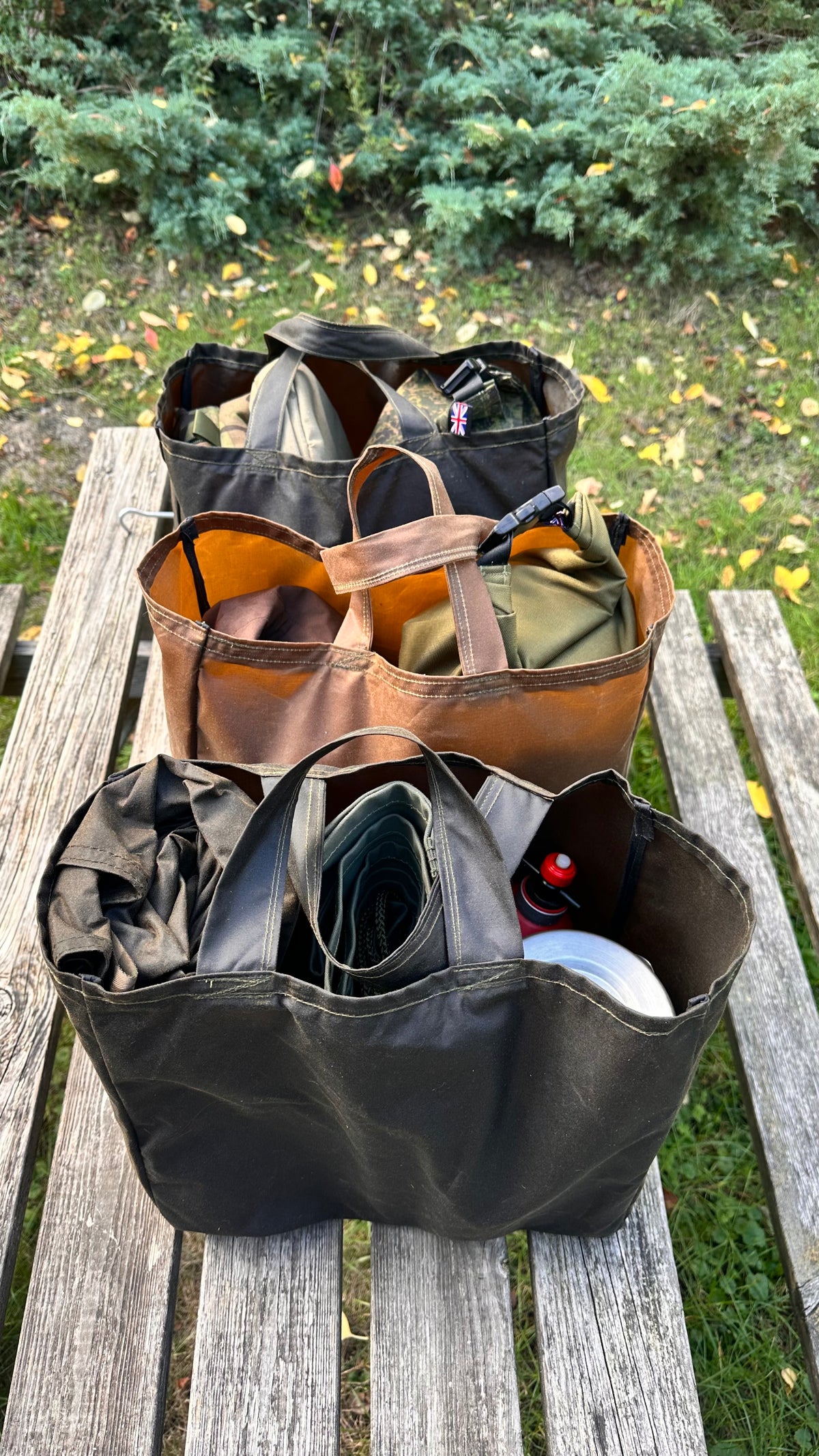 Waxed Canvas Bag For Life