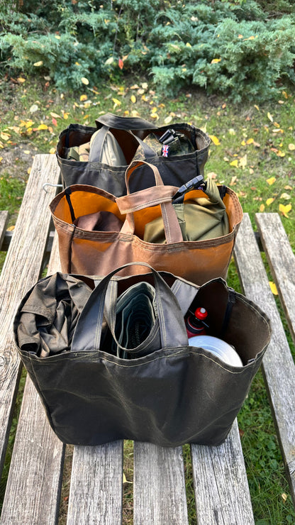 Waxed Canvas Bag For Life