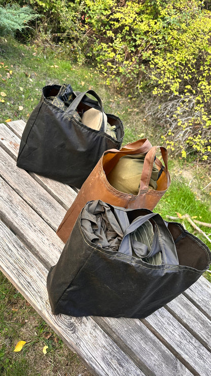 Waxed Canvas Bag For Life