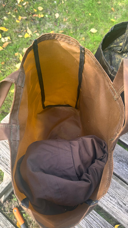 Waxed Canvas Bag For Life