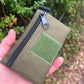 Pocket Wallet In Olive Green Nylon