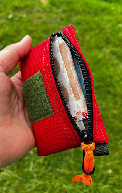 Pocket Wallet First Aid Version Now in Waxed Canvas.