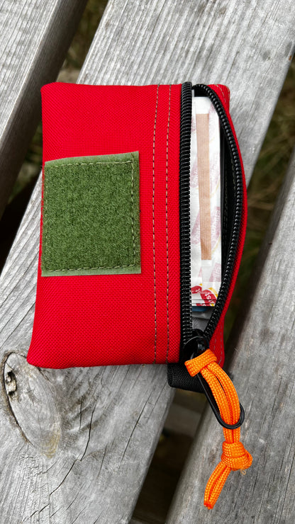 Pocket Wallet First Aid Version Now in Waxed Canvas.