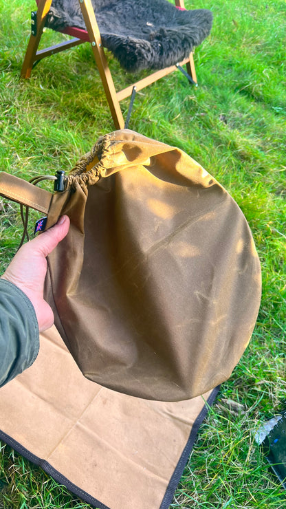 Canvas Frying Pan Bag with Drawstring Closer,GSI, Stabilotherm JÄGARSTEKPANNA