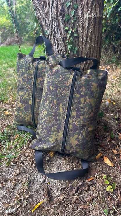 Large Low Pouch with Carry Handles