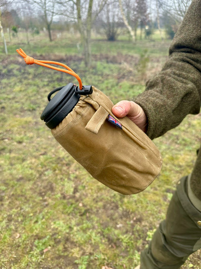 1L  Nalgene Water Bottle Bag,  Waxed Canvas