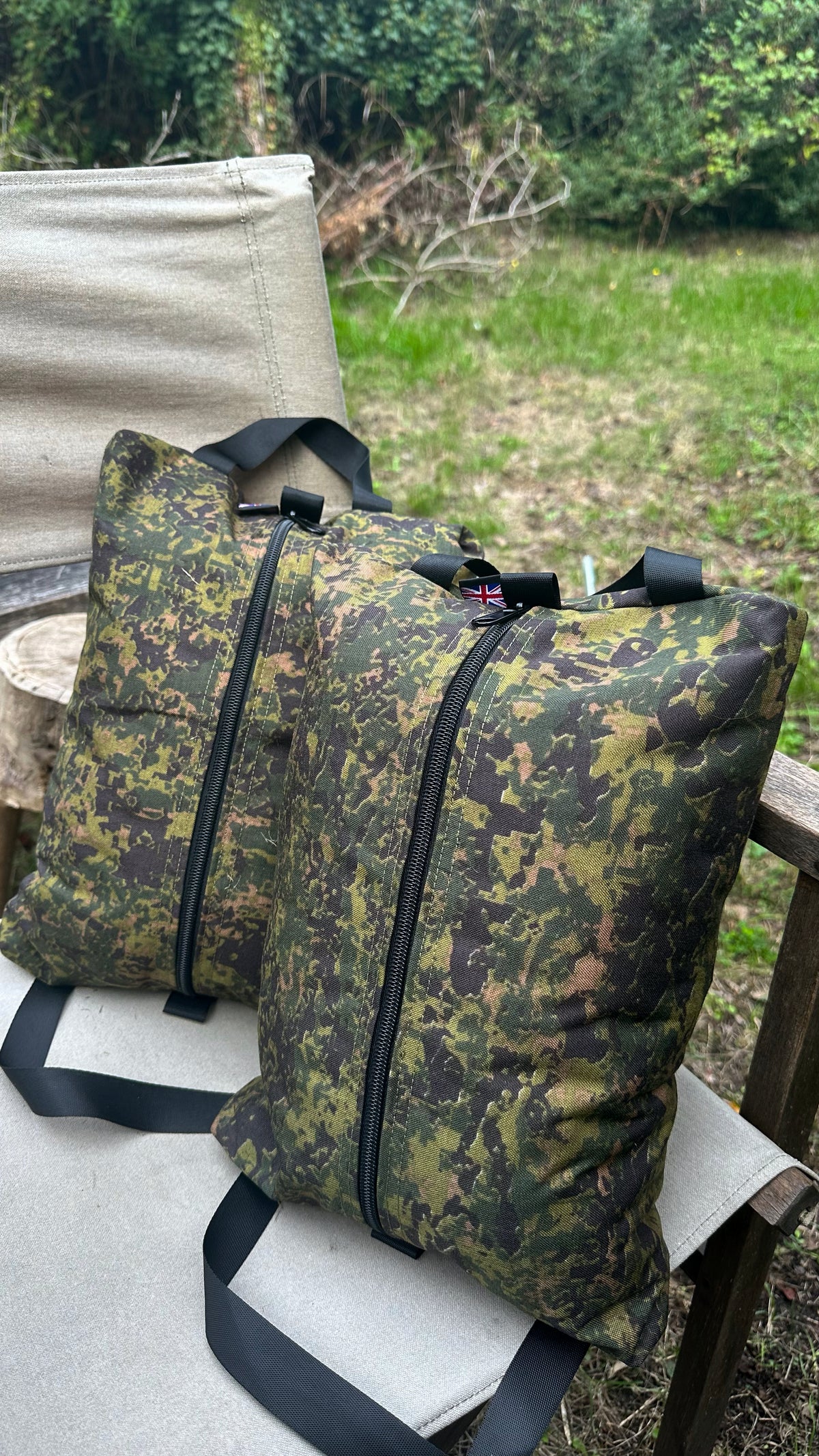 Large Low Pouch with Carry Handles