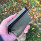Pocket Wallet In Olive Green Nylon